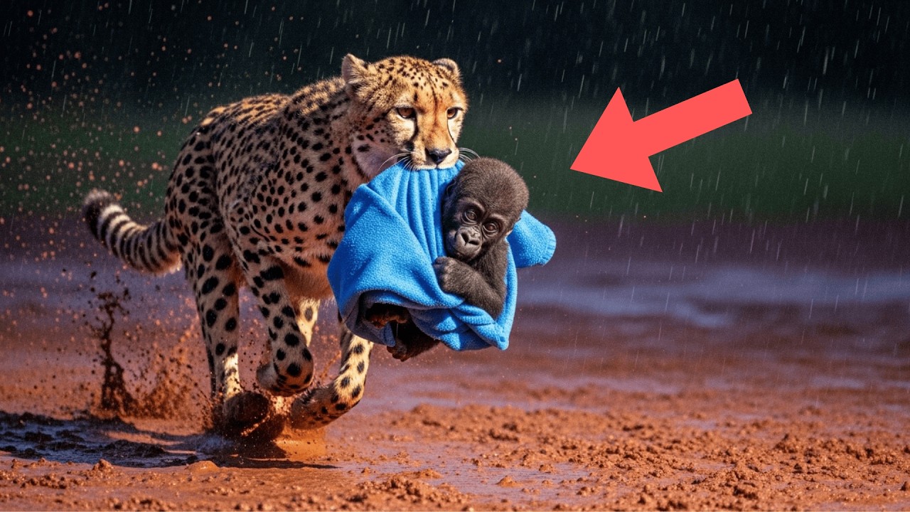 A Cheetah Kidnapped a Baby Gorilla…What Happened Next was Unexpected