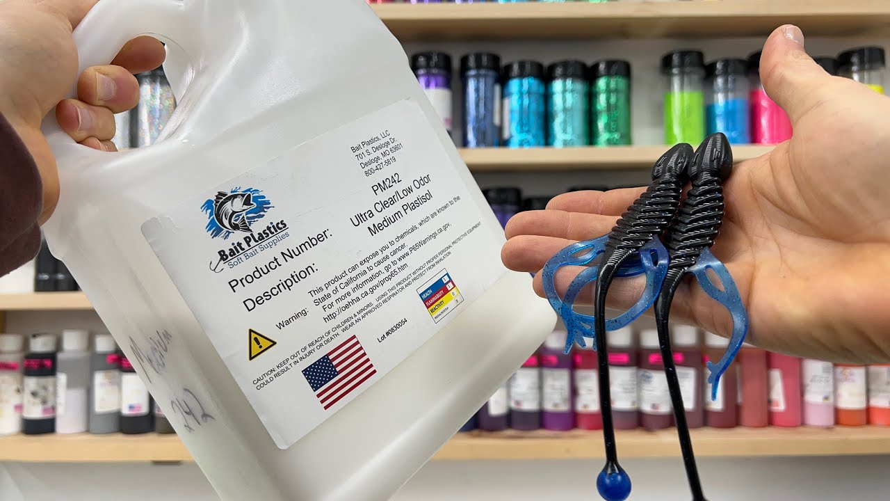 How Fishing Lure Plastisol Is Made - Bait Plastics Facility Tour
