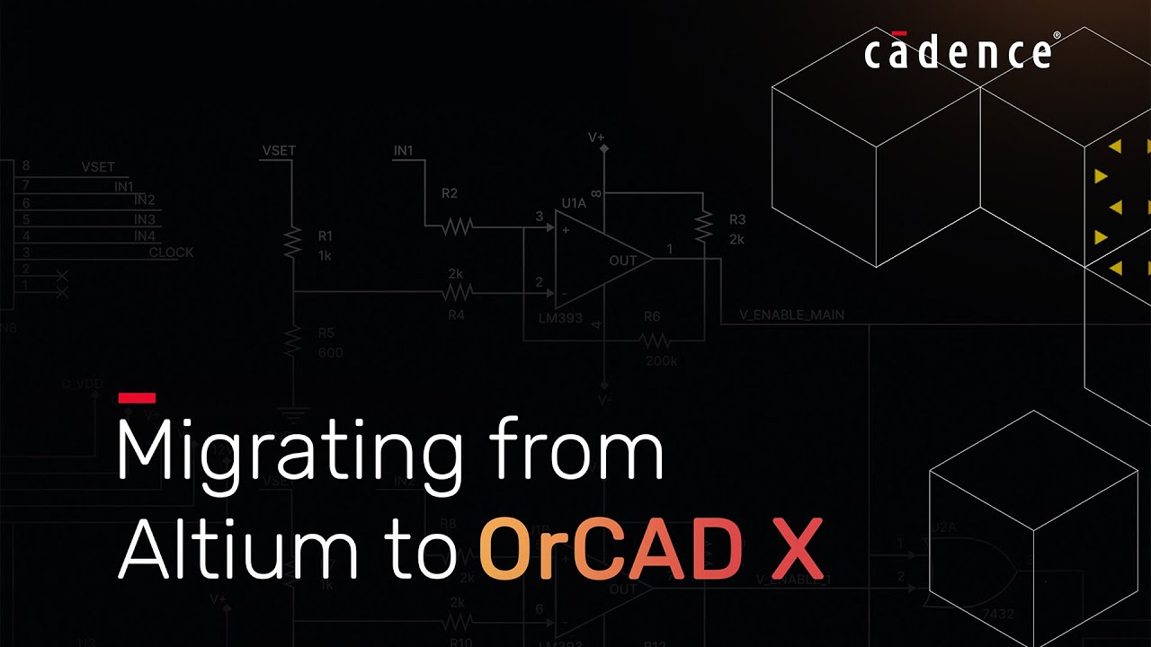 Migration from Altium to OrCAD X - Translation of Schematics