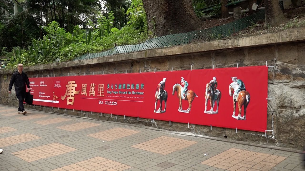 東張西望丨九龍公園外百年古牆被鑽洞掛廣告 觀眾質疑違保育原則丨九龍公園丨百年古牆丨鑽洞掛廣告丨違保育原則丨文明探知館丨法定古蹟丨歷史建築丨王汛文