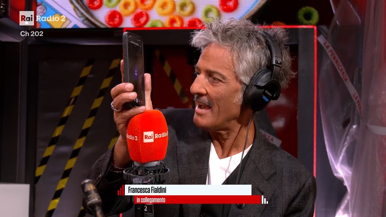 Francesca Fialdini e Fiorello, la telefonata in diretta - La Pennicanza 10/11/2025