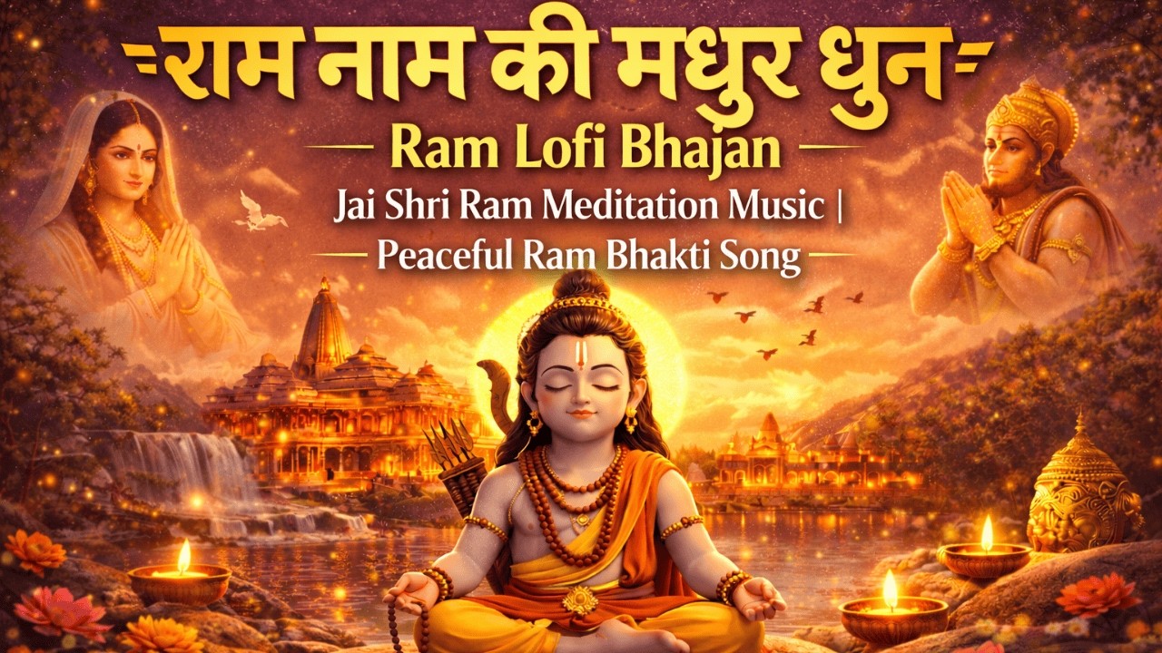 राम नाम की मधुर धुन  Ram Lofi Bhajan  Jai Shri Ram Meditation Music  Peaceful Ram Bhakti Song