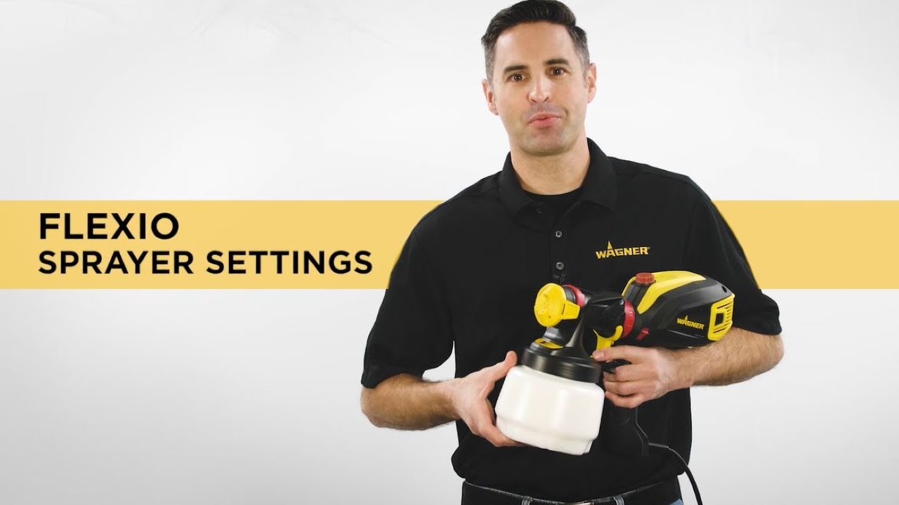 Wagner FLEXiO Paint Sprayer Settings
