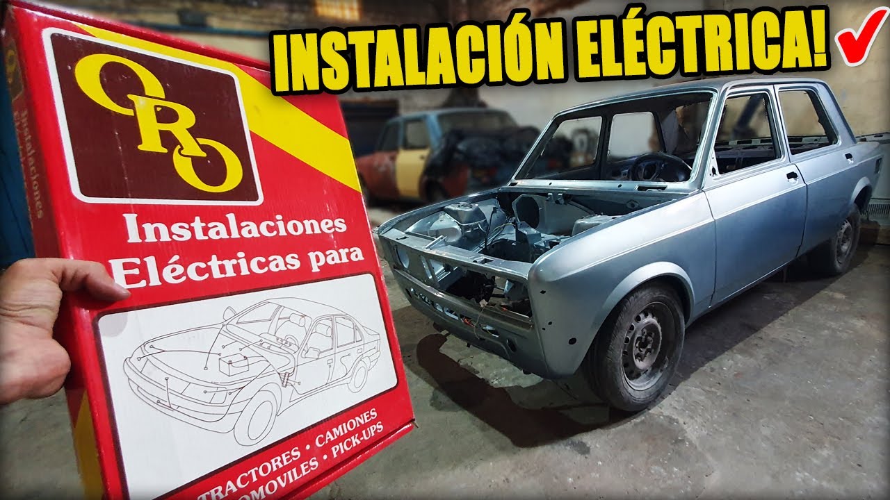 ⚠️ Colocación INSTALACIÓN ELÉCTRICA Oro FIAT 128!🔋| Lucho Jiménez