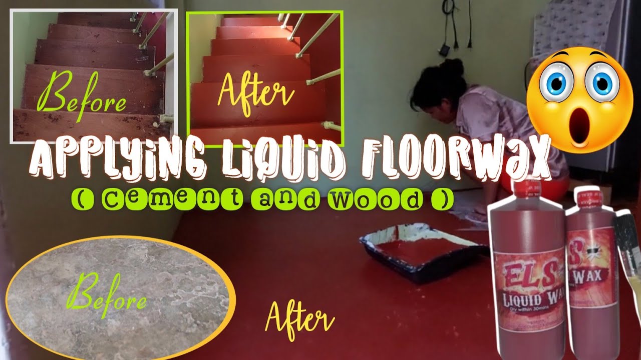 Applying Liquid Wax on the Floor Worth It Ba? (Cement and Wood) | Chris Mix TV
