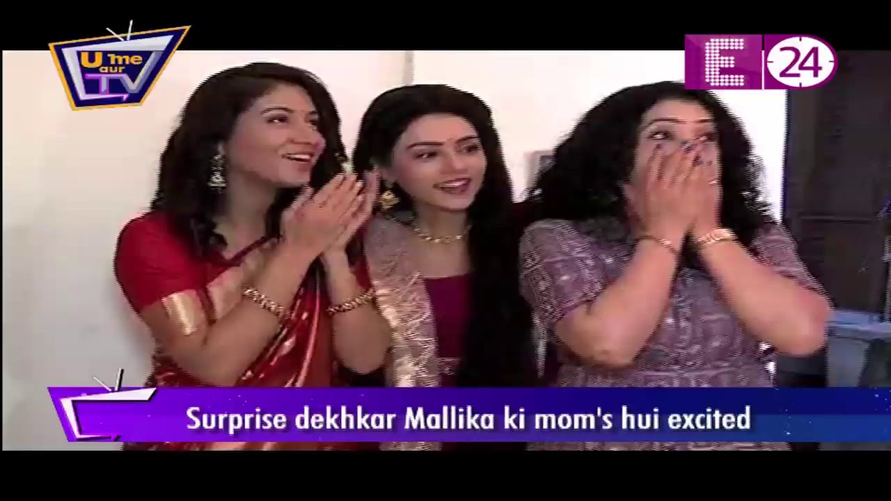 Serial RadhaKrishn की Mallika ने 'real' और 'reel' mom को दीया surprise