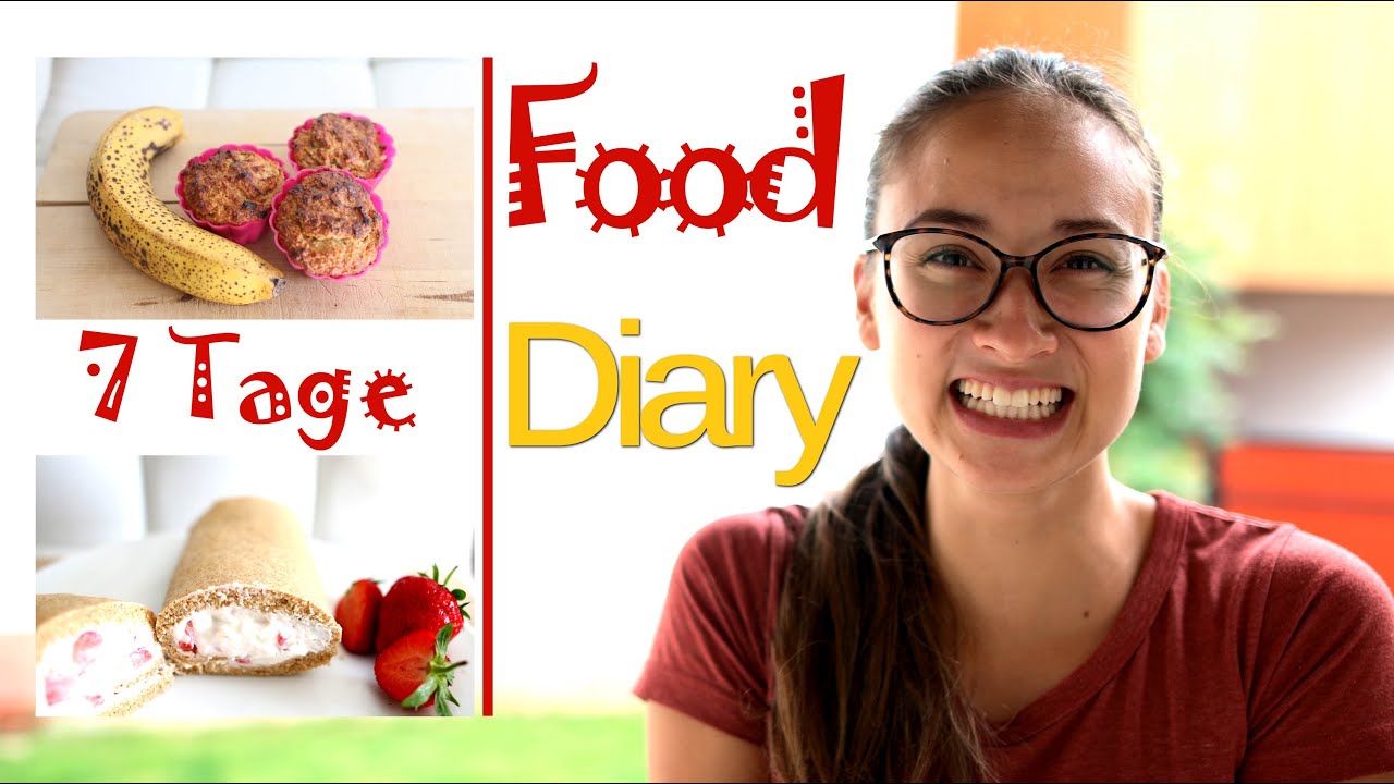 Food Diary Deutsch - Gesund abnehmen - volle 7 Tage - Fitness Ernährungsplan