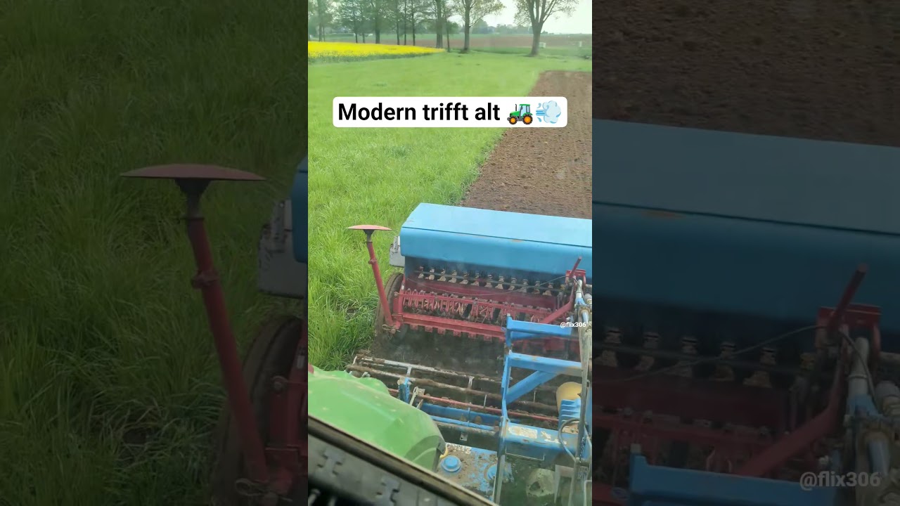 Muss nicht immer das neuste sein #fendt #isaria #s&auml;en #agriculture #tractor #landwirtschaft #farm