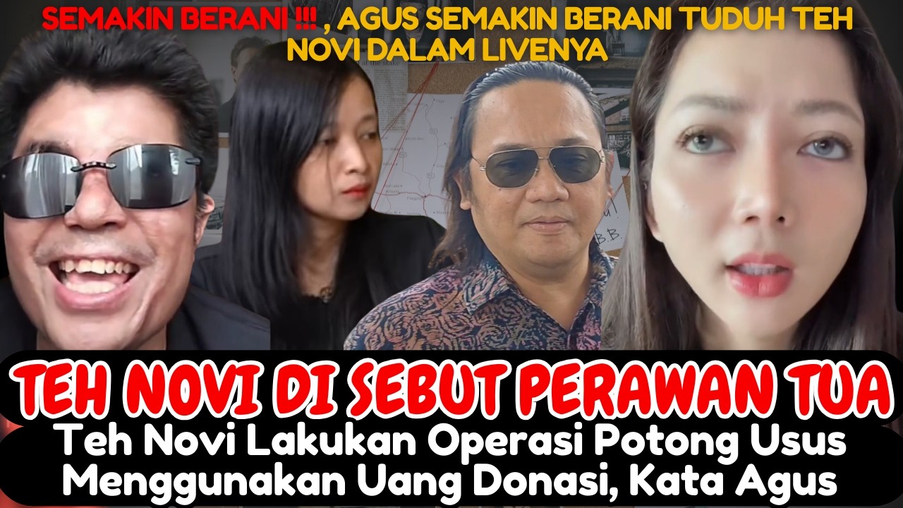 TEH NOVI DI SEBUT PERAWAN TUA OLEH AGUS ISTRI AGUS PULANG KERUMAH DI BANTU FARHAT ABBAS