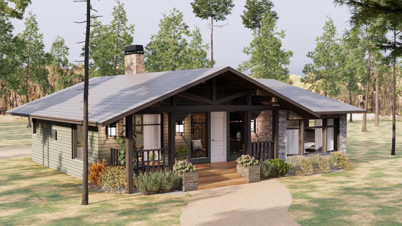 12x9m (40'x31') 2-Bedroom Home Design: Creating a Cozy and Stylish Retreat