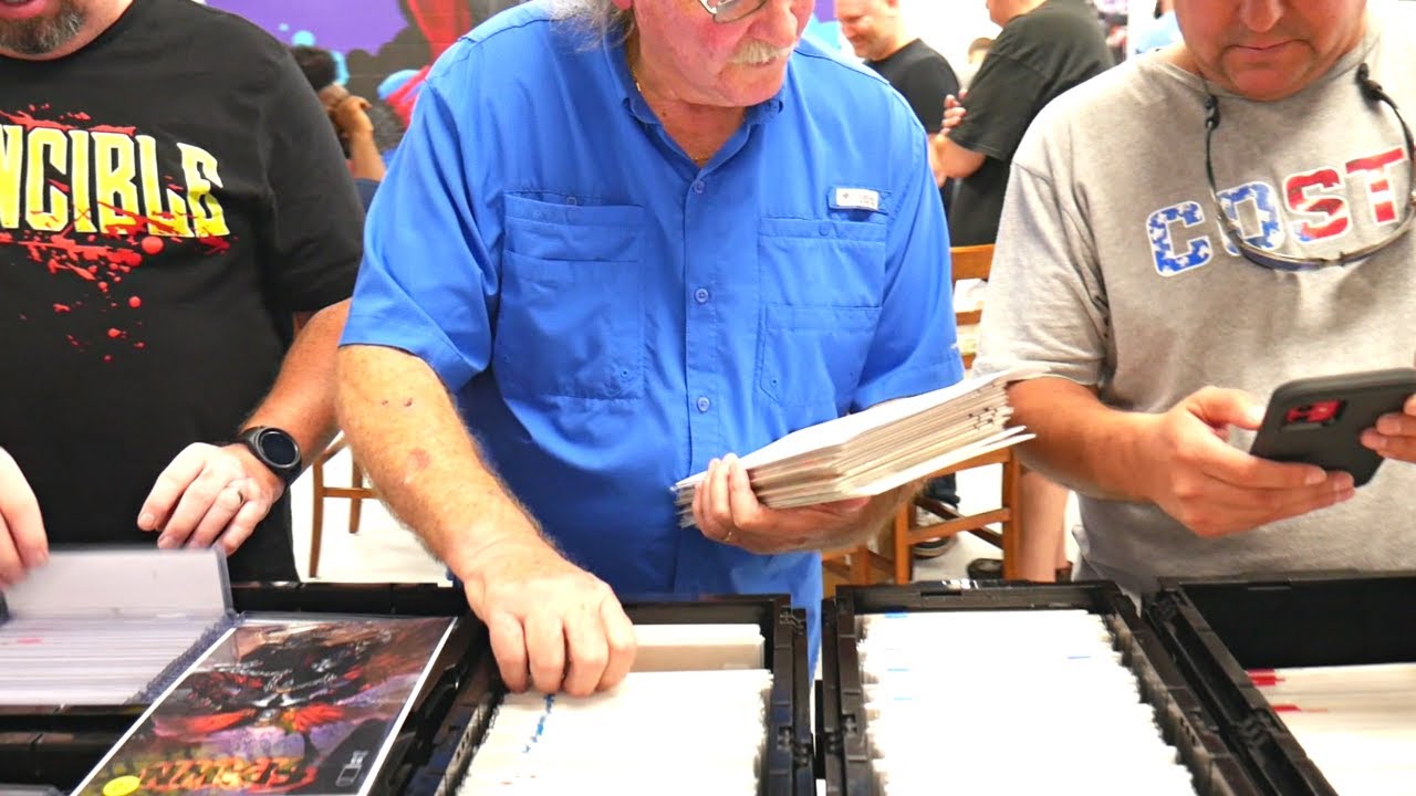 Comic Book Collectors Gather From all Over to Buy & Sell at This Comic Swap!