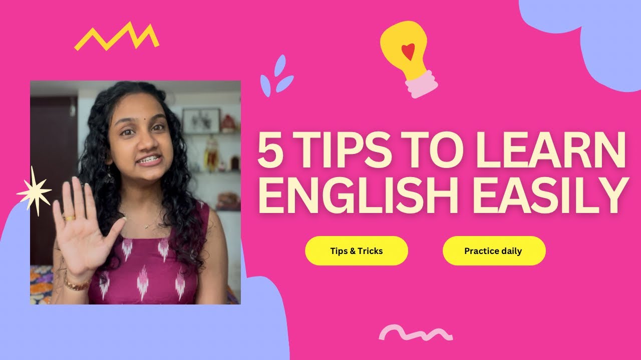 5 Tips to learn English easily💡