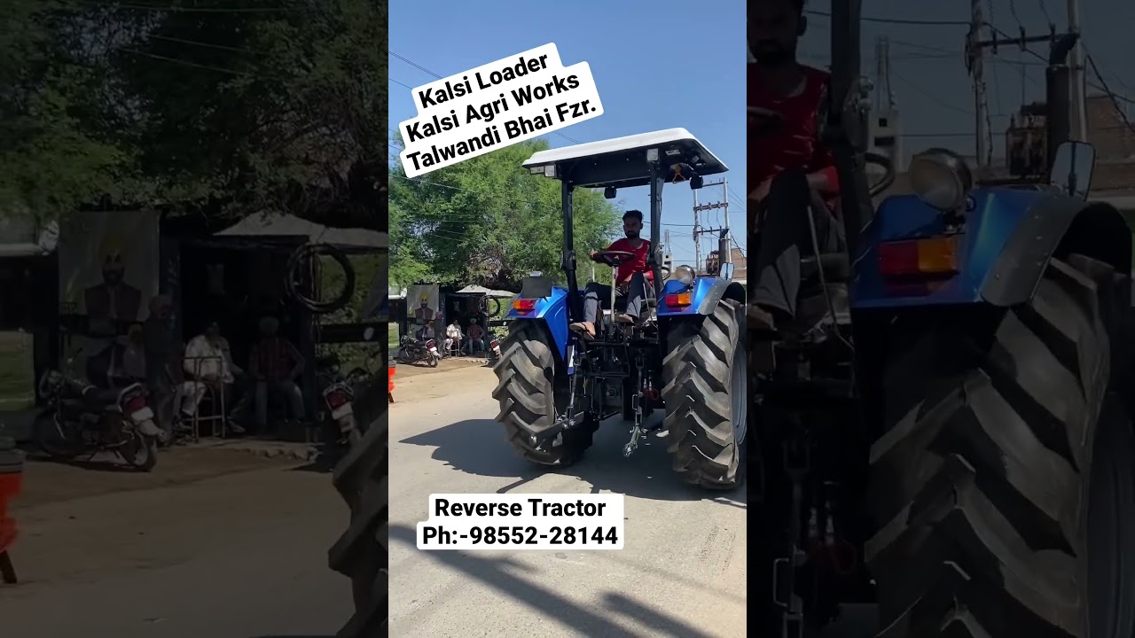 Kalsi Agri Works / Double Steering Tractor / Ph:-98552-28144 #kalsiloaderattchment #shorts #tractor