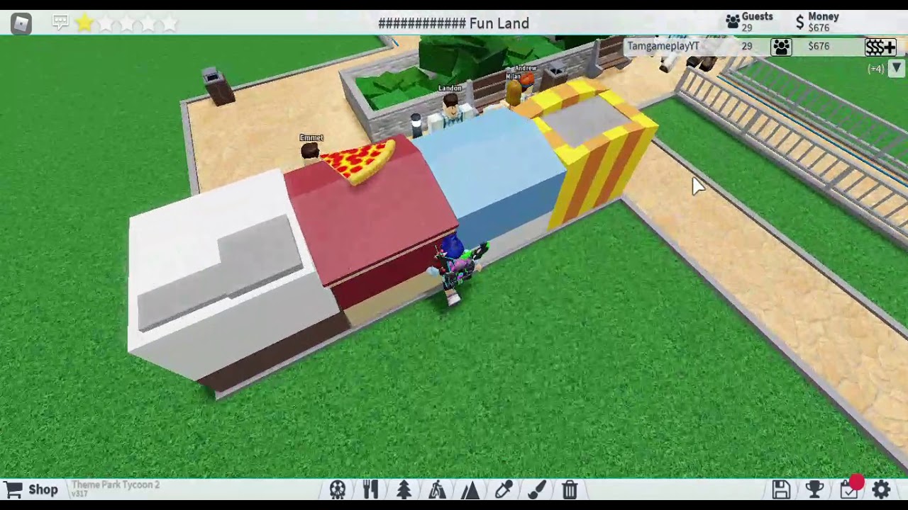 (EP 1) Roblox Theme park tycoon 2 (1 hour gameplay)