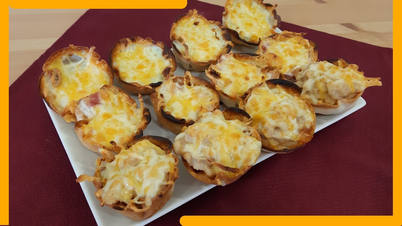6 TARTALETAS SALADAS paso a paso🐓