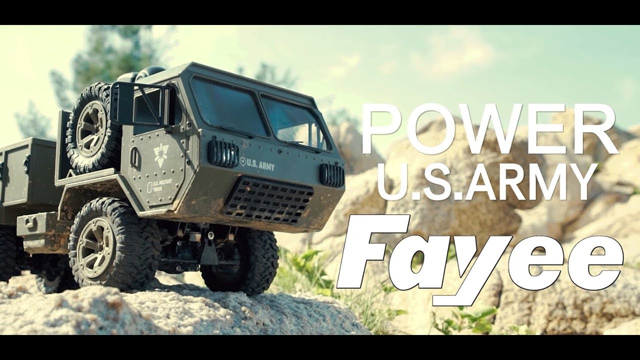 Fayee 1/12 RC 6WD 2.4GHz Military Truck