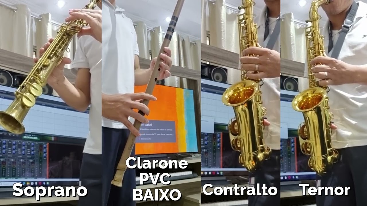Hino 179 Quarteto Sax e Clarone Baixo PVC