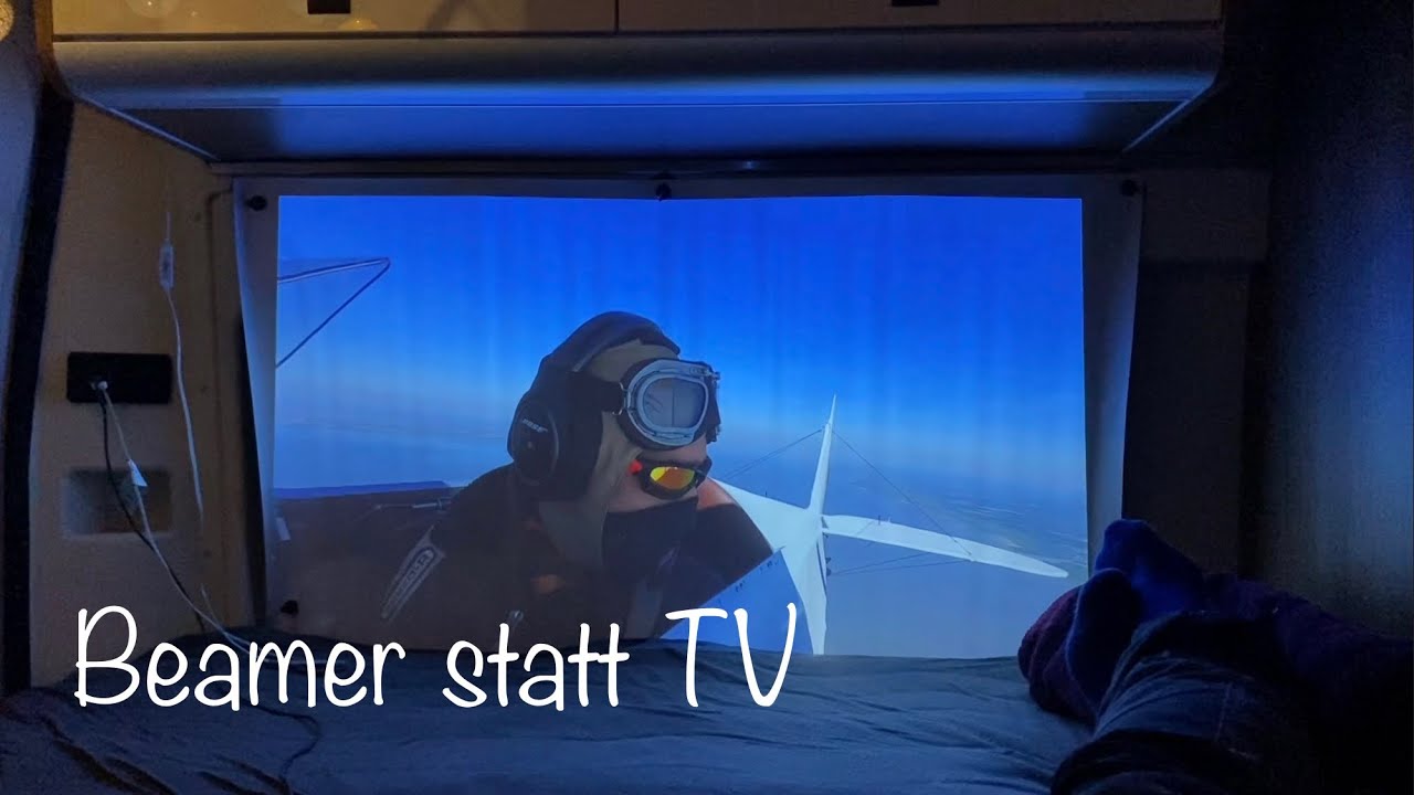 Optimierung Kastenwagen: Beamer statt TV