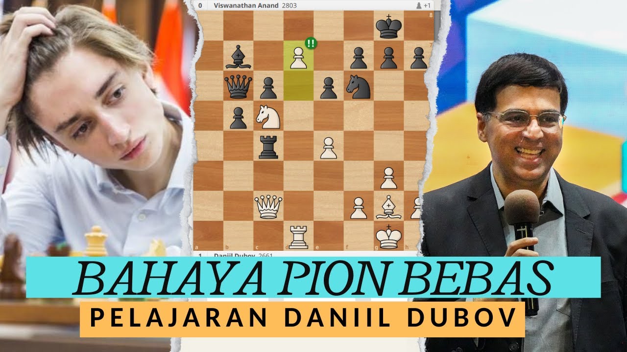 PION BEBAS JANGAN SAMPAI LEPAS ! Dubov vs Anand 2015 ! Pelajaran Daniil Dubov