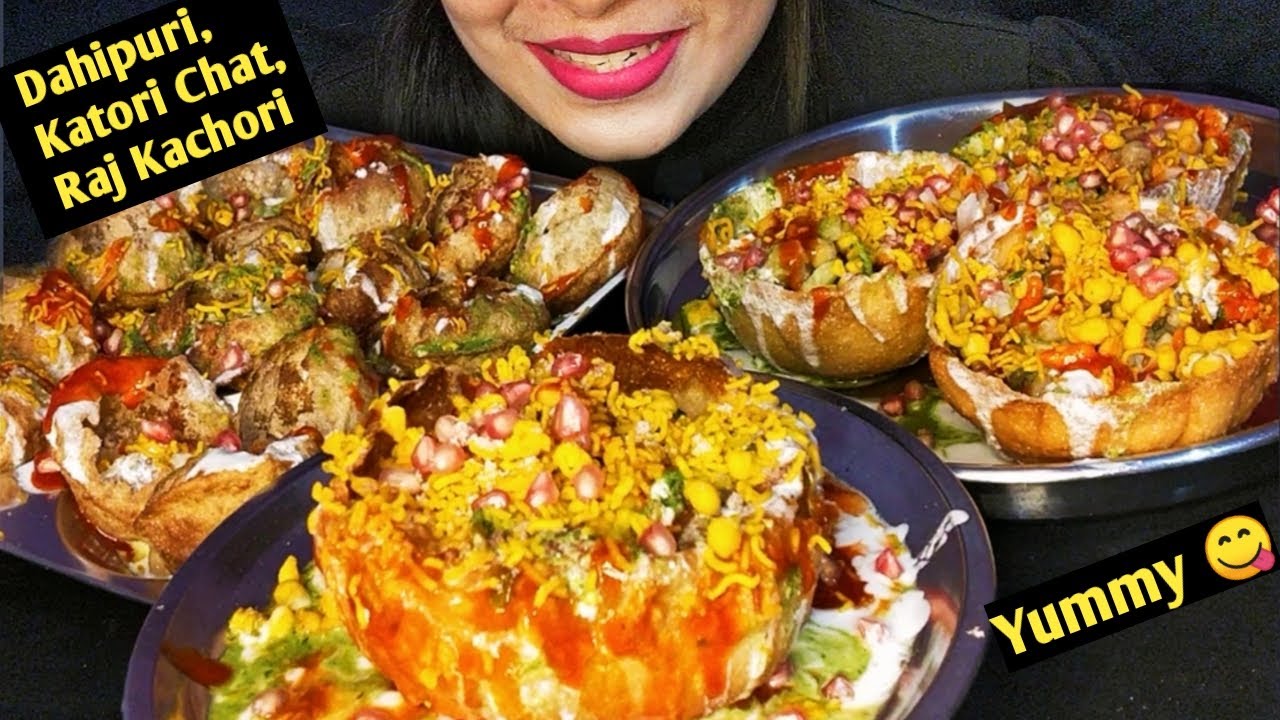Different Chaat 🔥 Golgappa Dahipuri,Katori Chat,Raj Kachori || Phuchka Eating || Gupchup Eating
