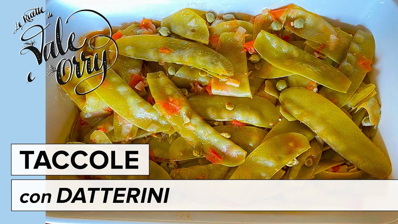 TACCOLE con DATTERINI | Un Fantastico e salutare piatto Vegan !!