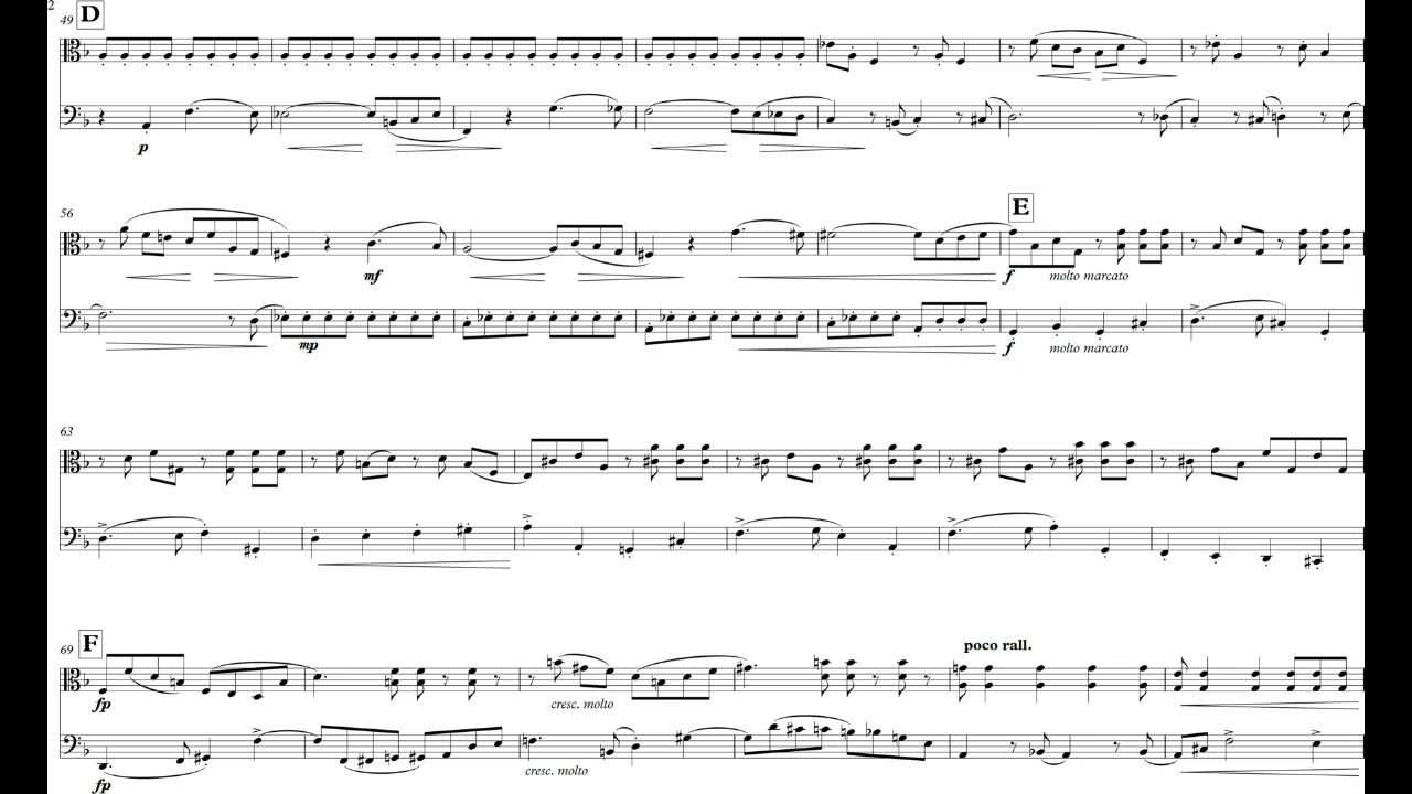 Duo de Salon for viola & bassoon