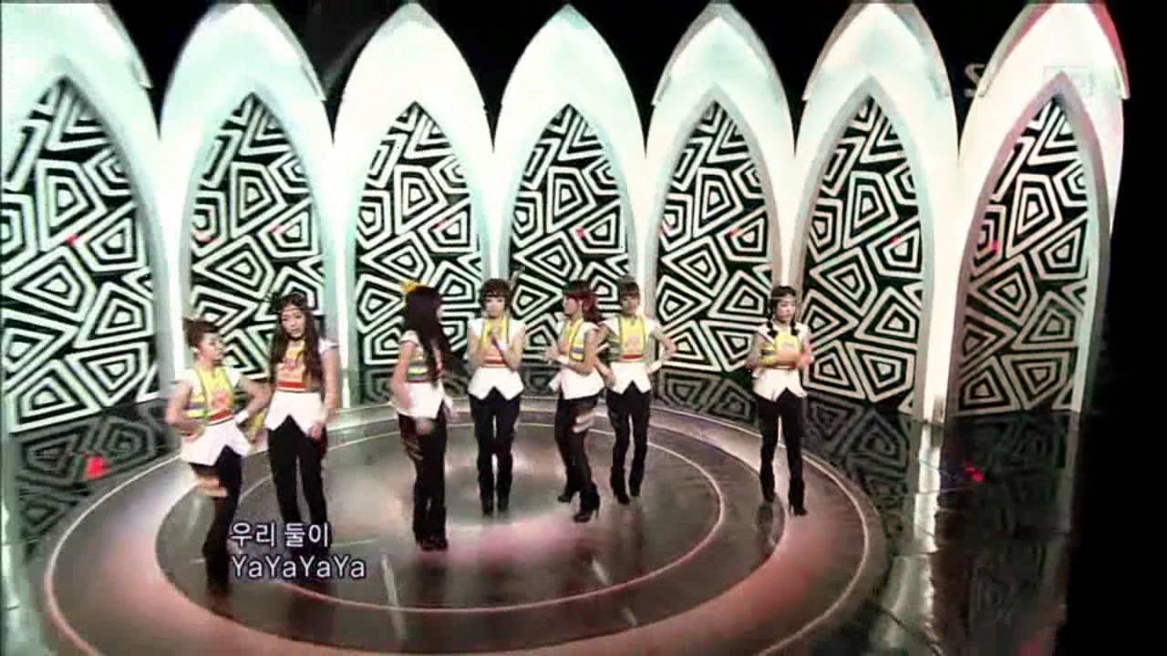 T-ara - Почему ты так поступаешь + yayaya @ SBS Inkigayo 인기 가요 101205