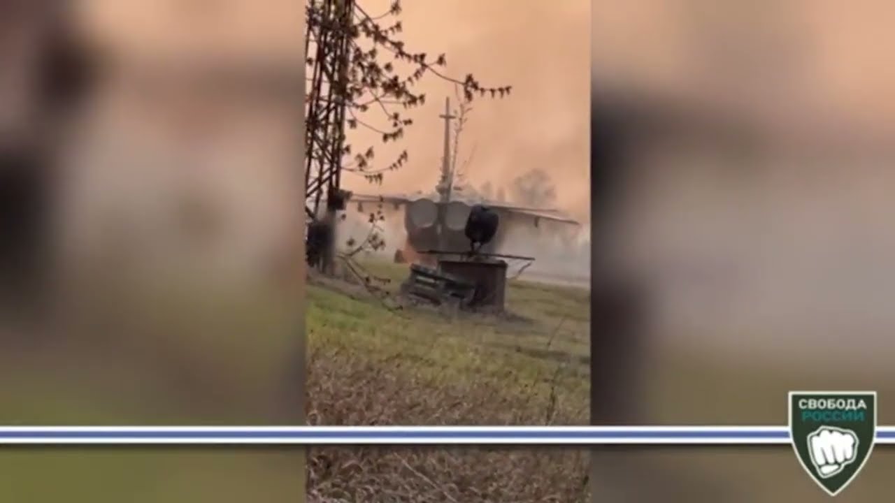 Partisans Destroy a Su-24 at Sukhoi Aircraft Plant in Novosibirsk, Russia