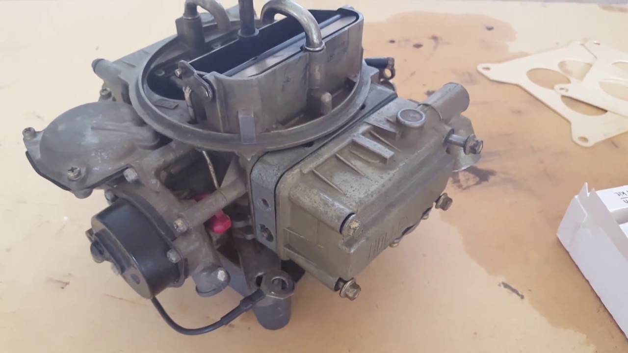 Holley Marine Carburetor Rebuild