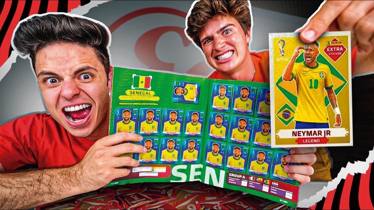 COMPLETEI UM ÁLBUM SO COM FIGURINHAS DO NEYMAR EM 24 HORAS! (ft: 