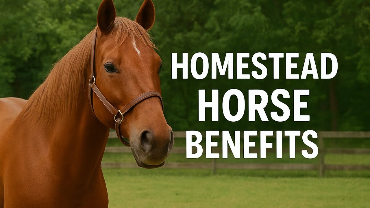Why Every Small Homestead Needs a Horse or Donkey | Benefits of Equines on 2 Acres