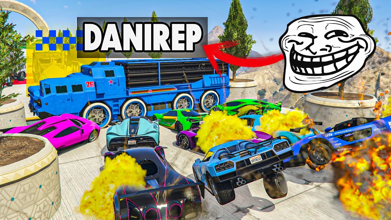 CARA A CARA CON COCHES ALEATORIOS Y EL ÚLTIMO EXPLOTA! MI JUGADA MAS INTELIGENTE!! - GTA 5 ONLINE