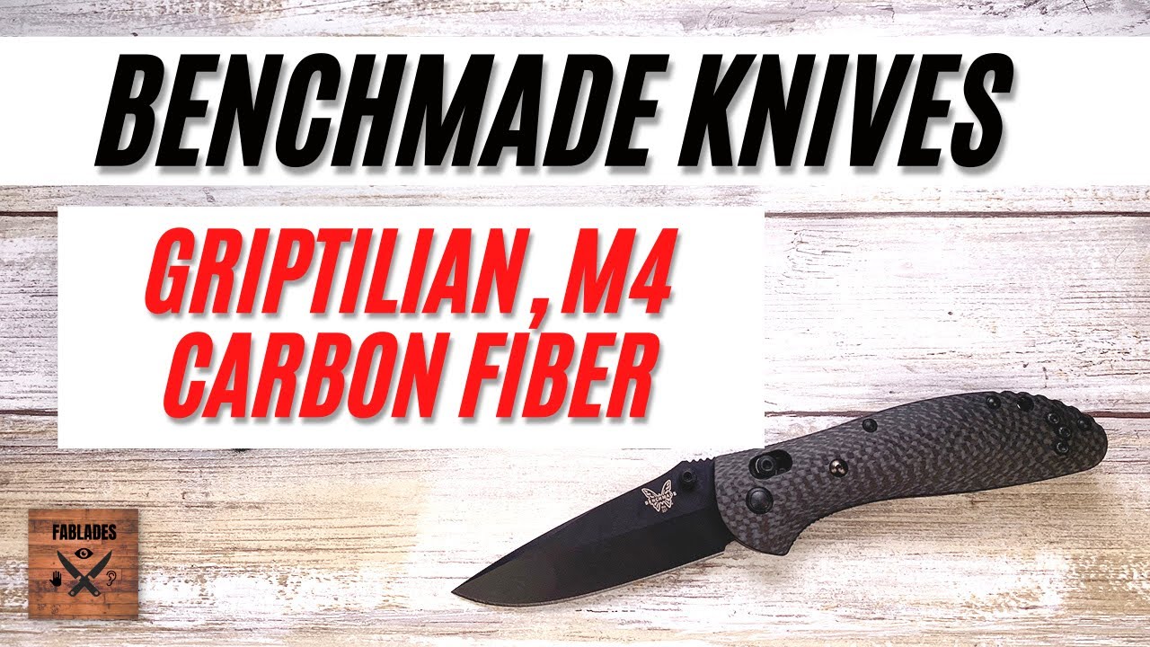 Benchmade Griptilian 551 M4 and 3D Carbon Fiber Pocketknife. Fablades Full Review
