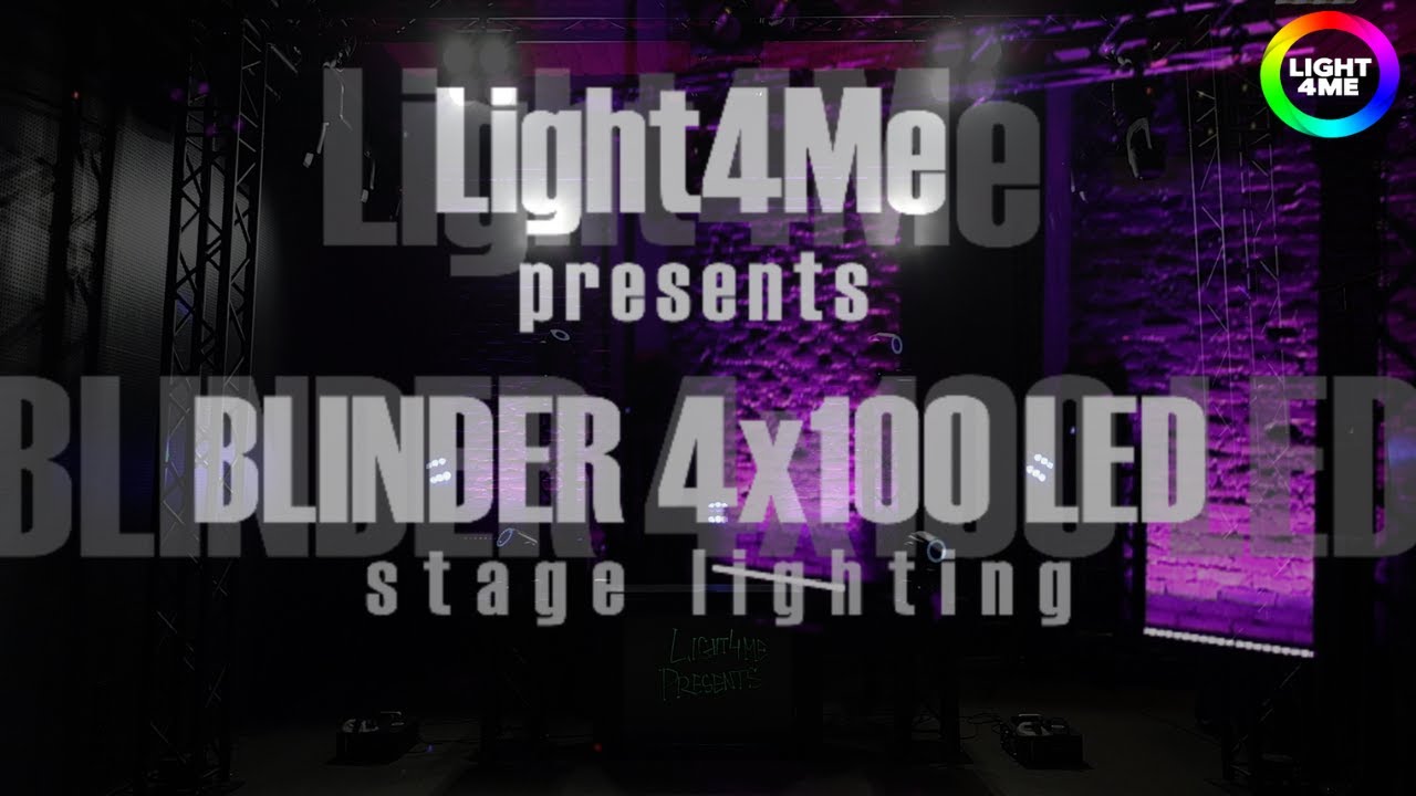 Light4Me blinder 4x100 - oświetlacz sceniczny