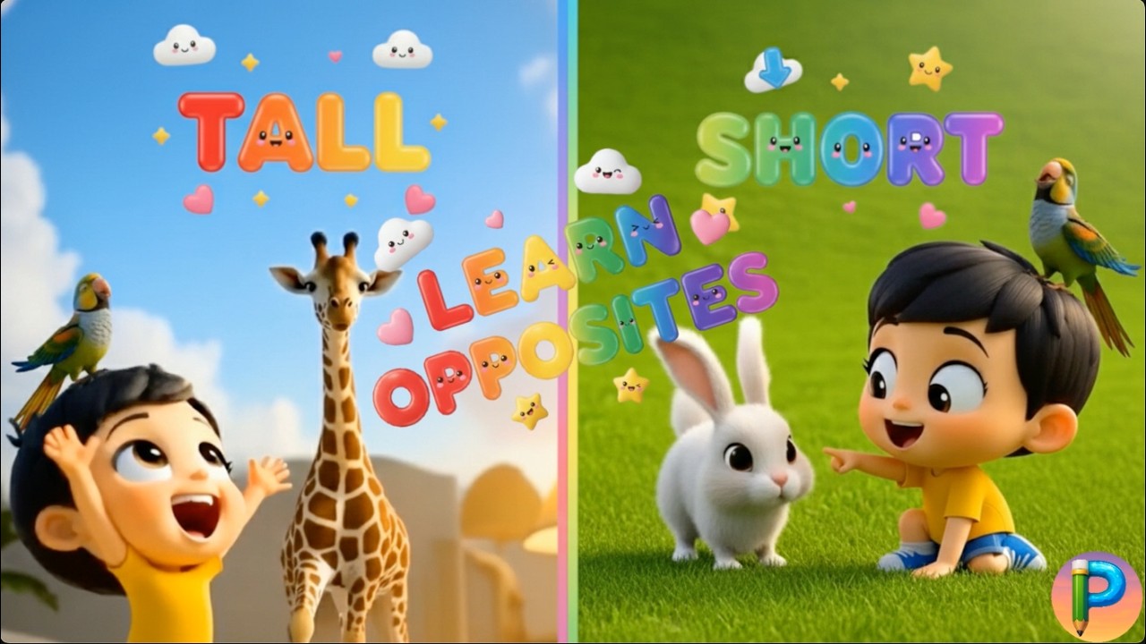 Learn Opposites with Friends! | Educational Fun for Kids #englishforkids  #kids #kidseducation