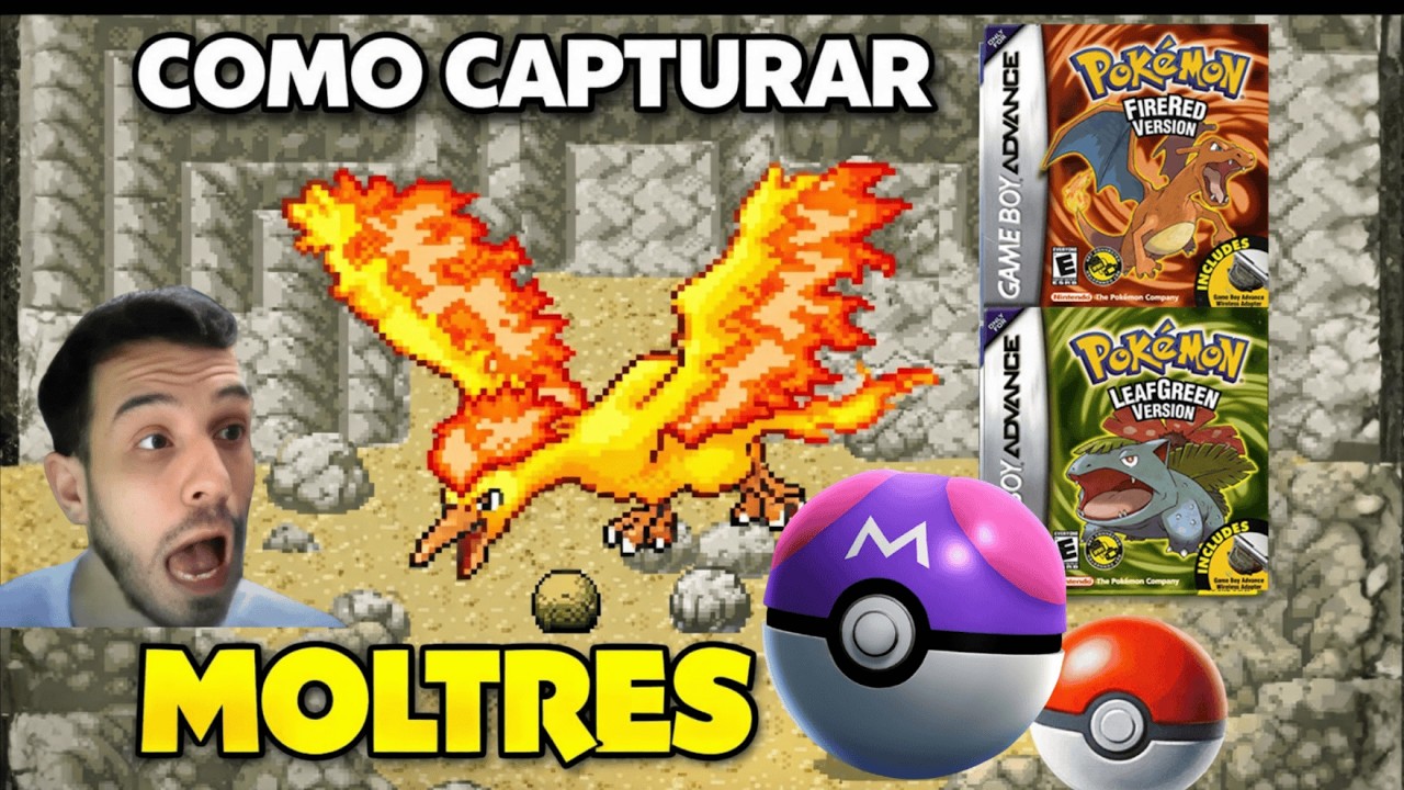 Como Capturar MOLTRES 🔥 Rápido ⚡ (sem erro!) Pokémon FireRed e LeafGreen 🌿 Gameplay Guia Completo 🎮