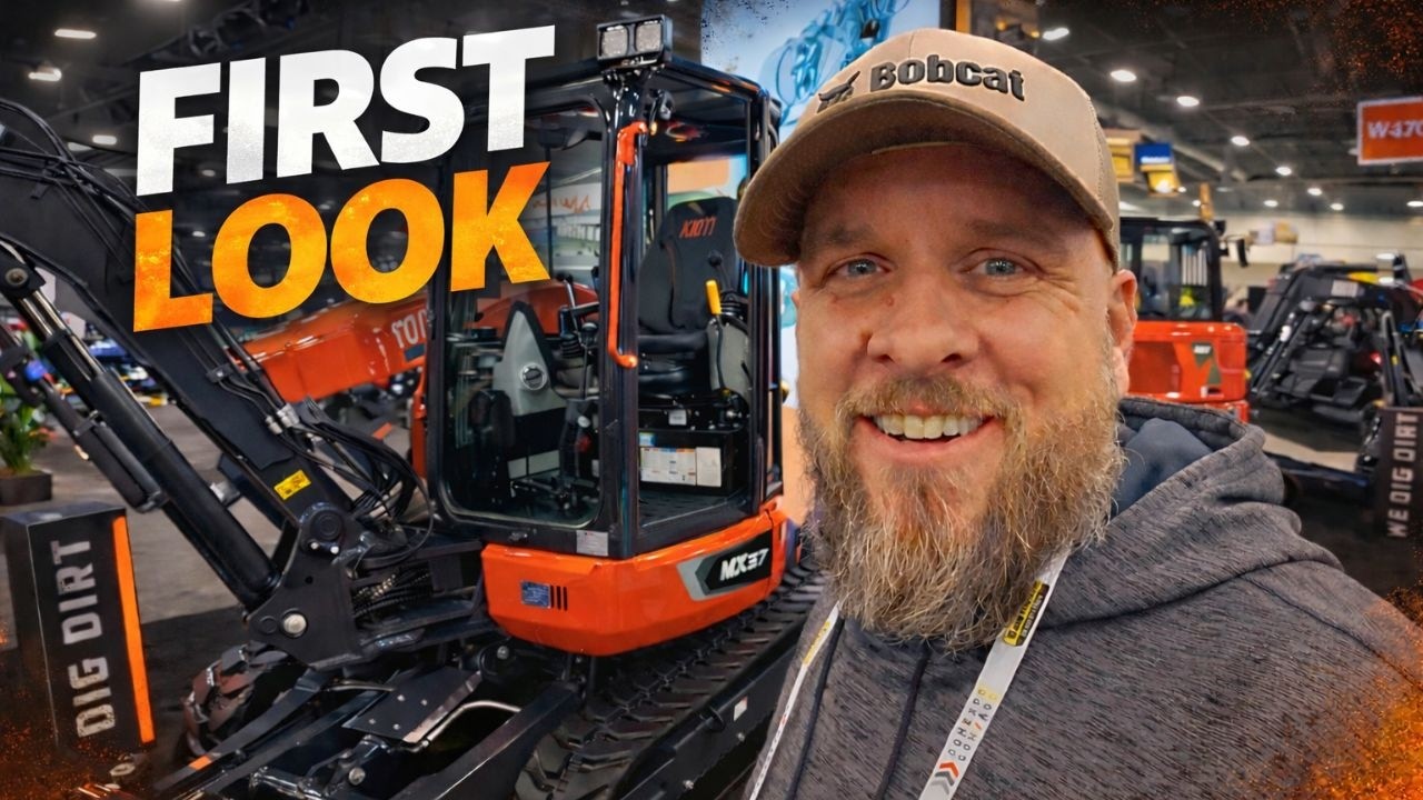 NEW Kioti Mini Excavators Revealed at CONEXPO