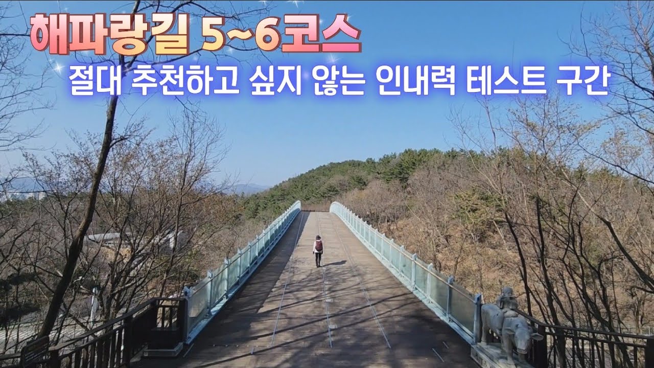 해파랑길 5~6코스/절대 추천하고 싶지 않는 인내력 테스트 구간/진하해변에서 구덕하역을 거쳐 태화강 전망대까지 폭풍 질주