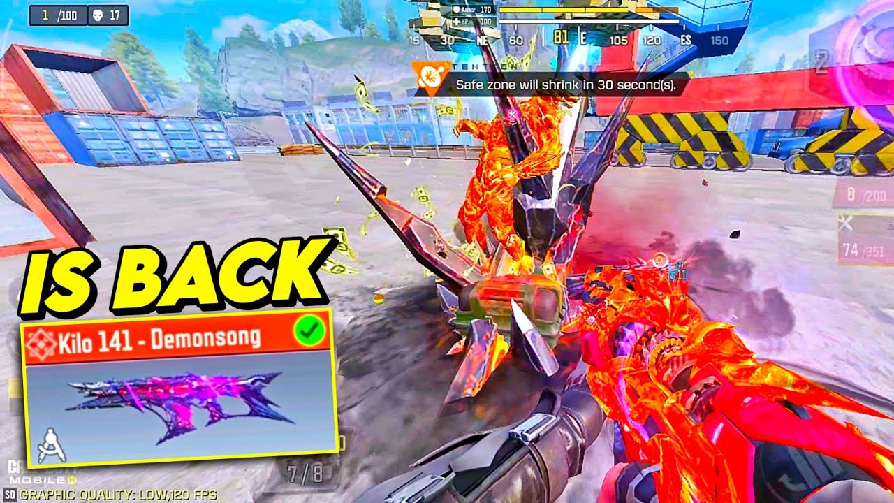 MOST LOVED MYTHIC KILO 141 DEMONSONG is BACK 😈 in Call of Duty Mobile