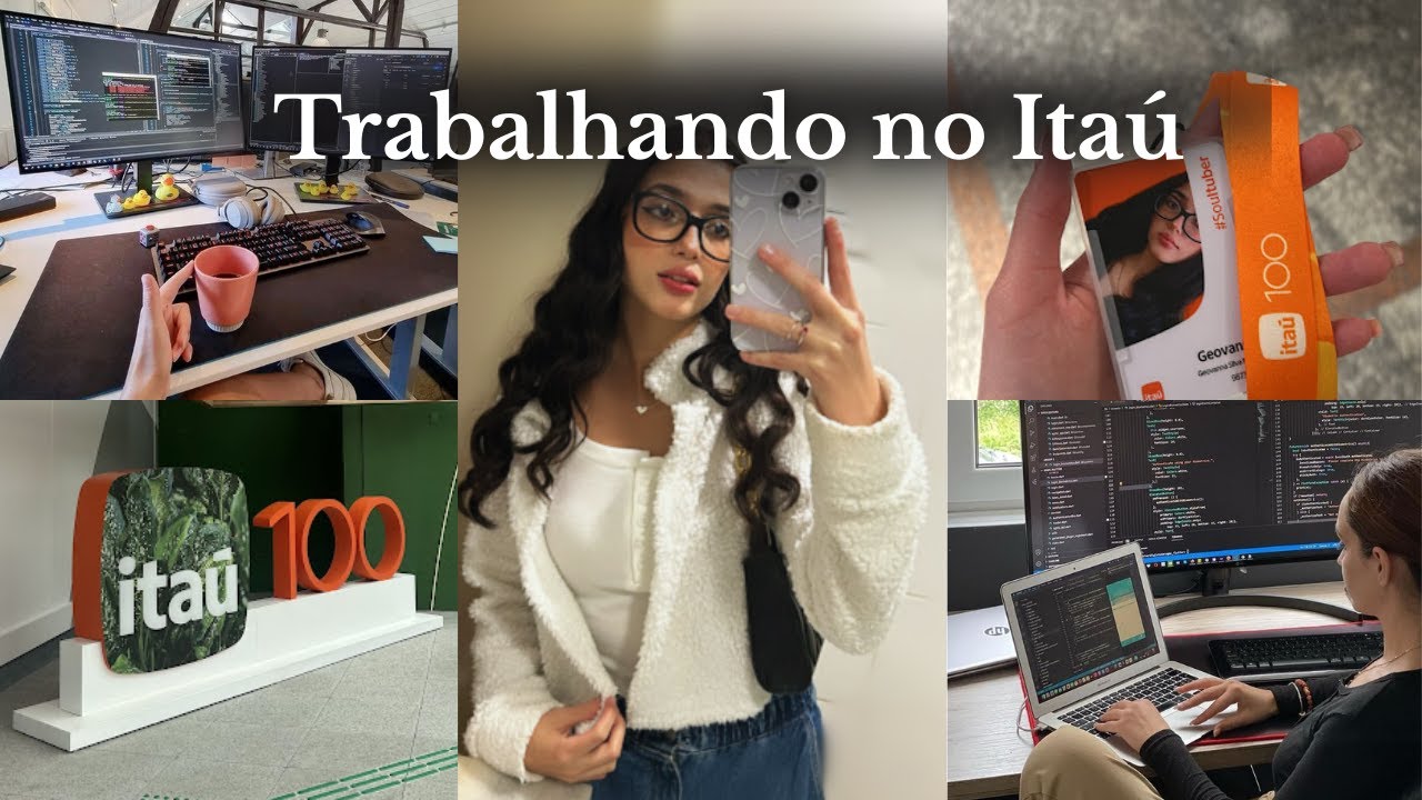 VLOG | Nova rotina trabalhando no Itaú + tour pelo escritório! 🏢✨