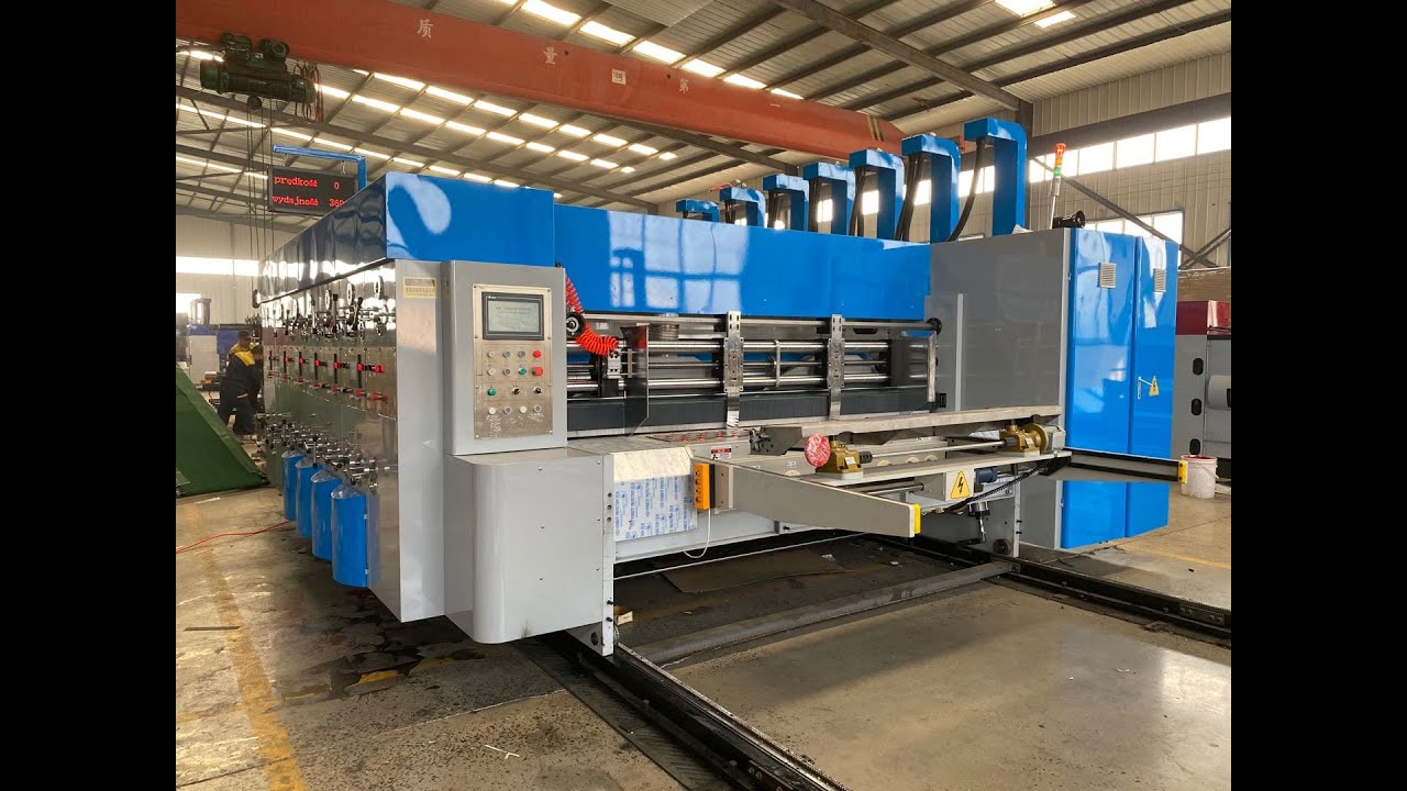 Drukarka flexo 4 kolory 1426  1400 x 2600 mm . CMYK,  sloter , rotacja,  czyszczenie,  staker