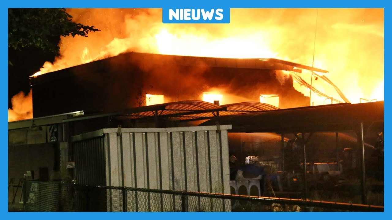 Kinderen geschrokken door grote brand die gymzaal verwoest