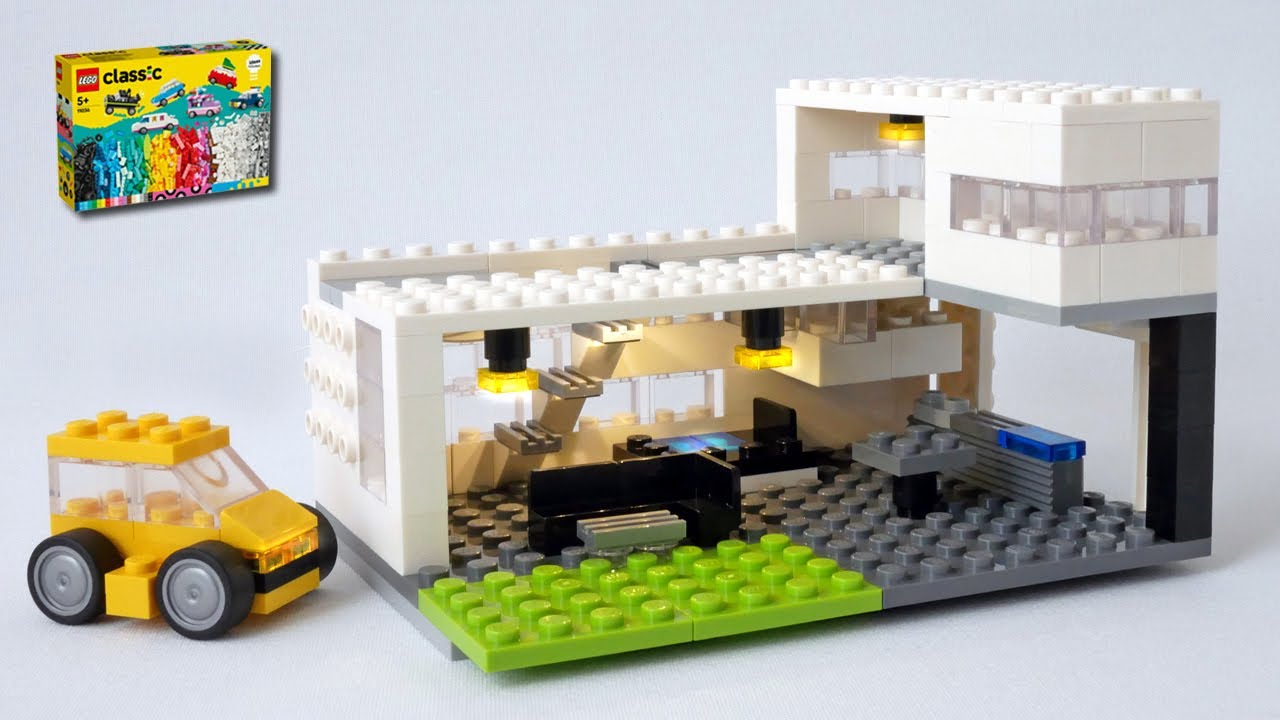 Stylish minimal HOUSE LEGO Classic 11036. How to build | Refined and sophisticated building.