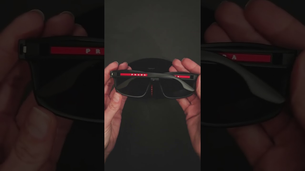 Prada Linea Rossa Men's Sunglasses Unboxing  PS-02XS-UFK07H