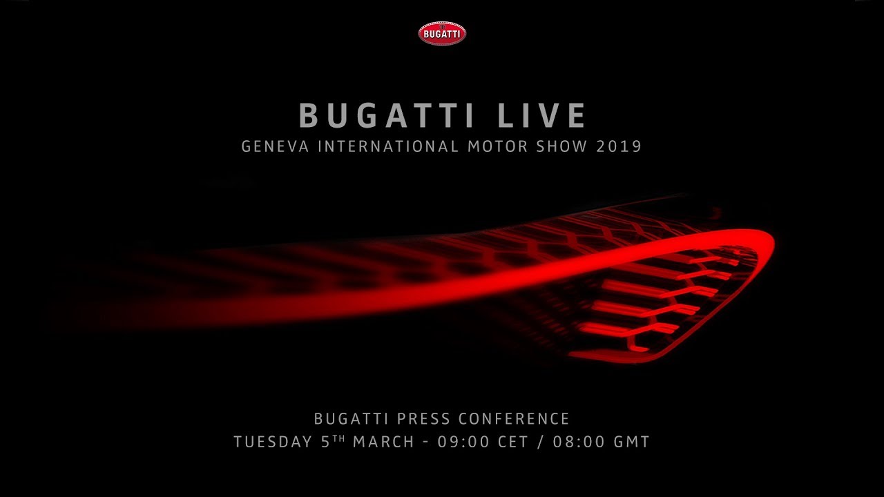 Bugatti Press Conference - Geneva International Motor Show 2019