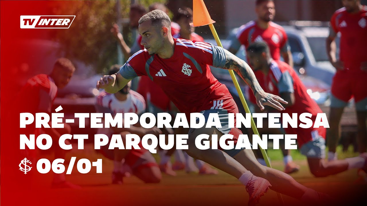 Preparação intensa no CT Parque Gigante!