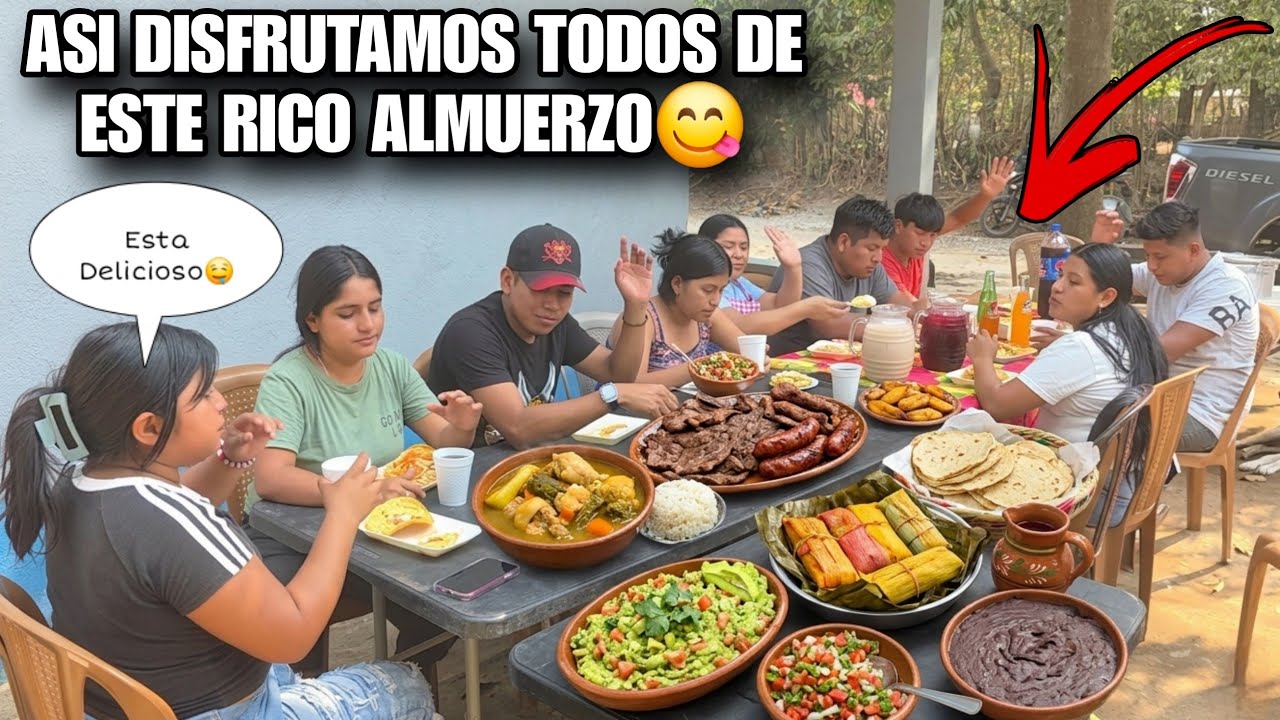 Todo El CHAPINCITO Llego a Esta Gran Fiesta🥳Asi Los Recibió EDY😱Todos Disfrut4n De Esta Rica Comida😋