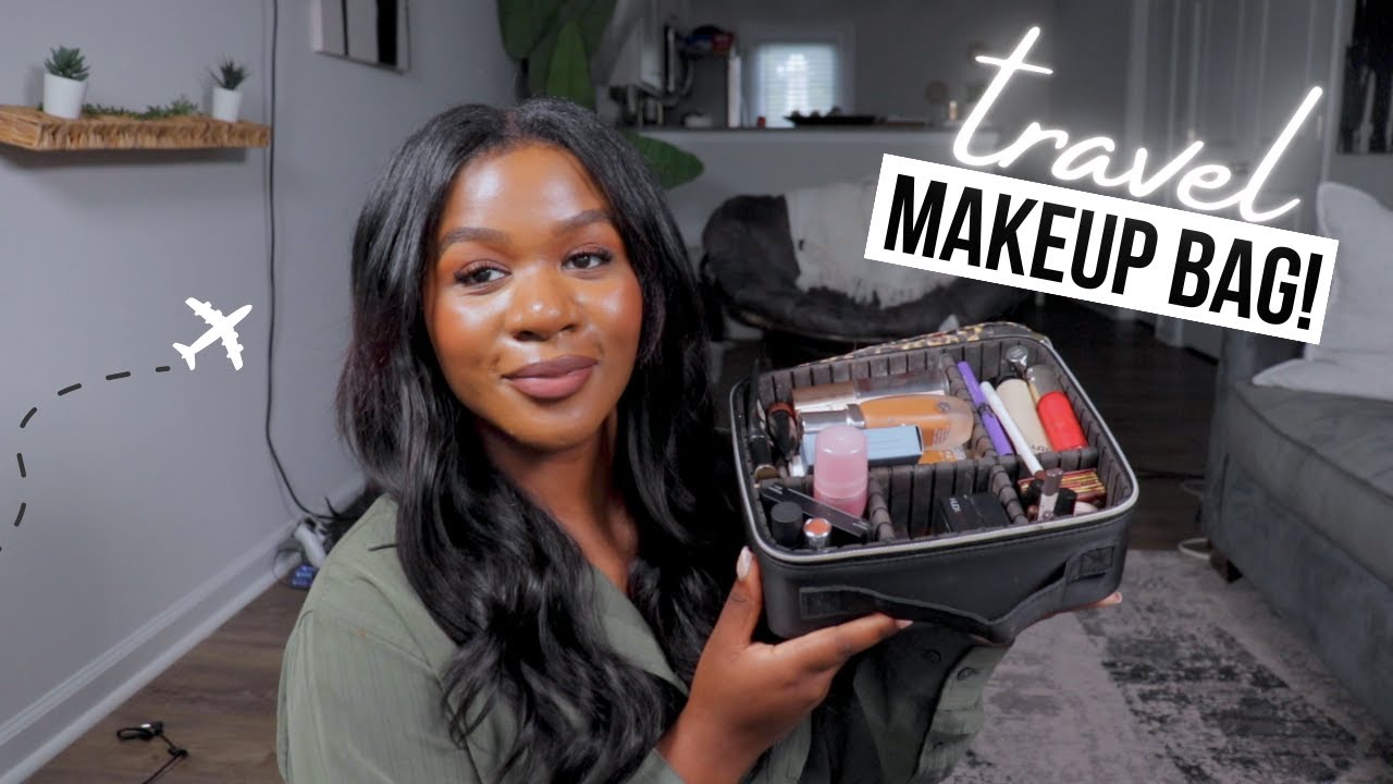 WHAT'S IN MY MAKEUP TRAVEL BAG + PACK WITH ME FOR MISS USA | 2023!