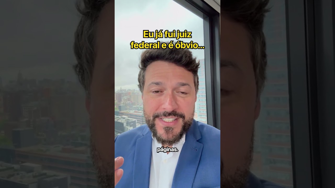 Eu j&aacute; fui juiz federal...