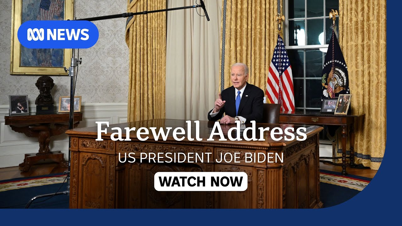 IN FULL: Joe Biden gives farewell address as US president from Oval Office | ABC NEWS